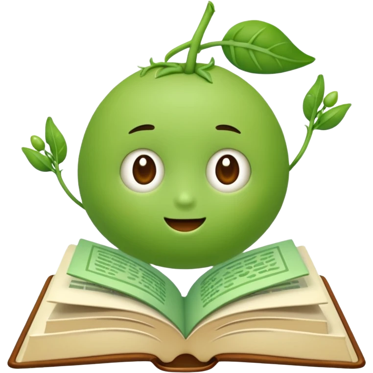 Book a teenie with some peas emoji
