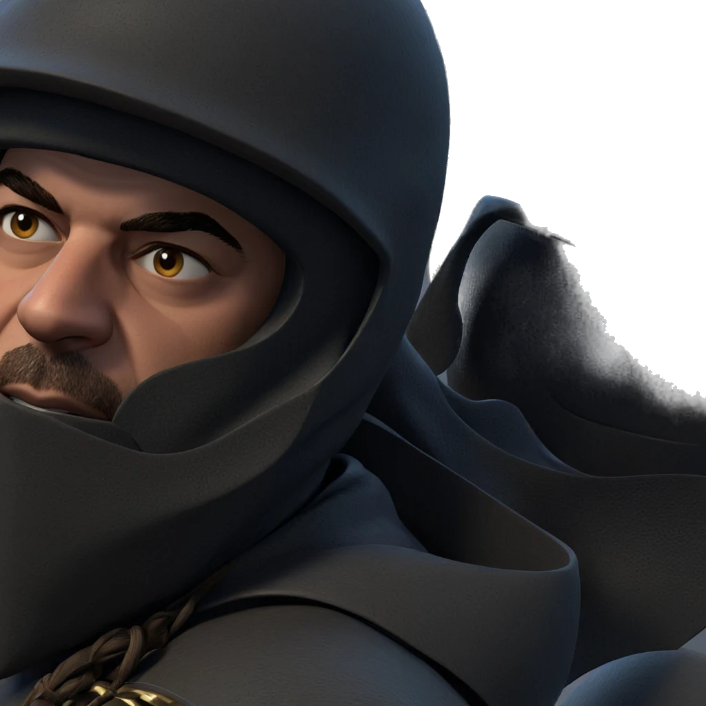 reflected gaze of a warrior emoji