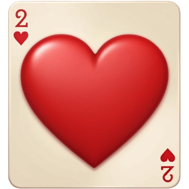 give me a playing card 2 of hearts ] emoji