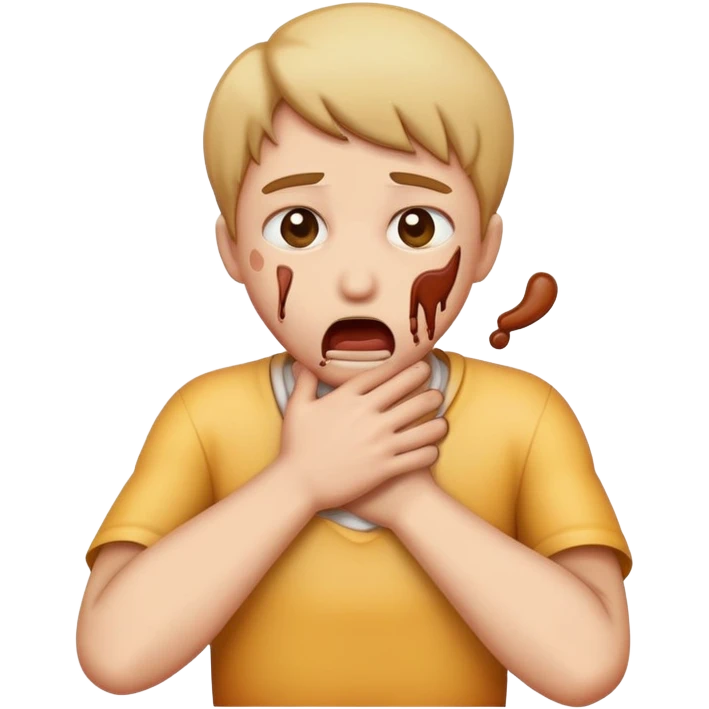 Choking emote emoji