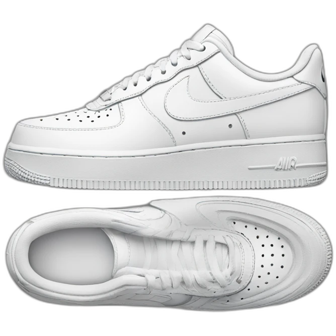 Nike Air Force 1 emoji