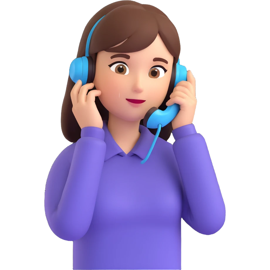 girl talking on phone bedroom background, close up pose emoji