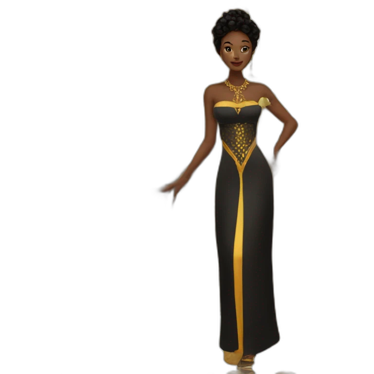 black queen in her palace emoji