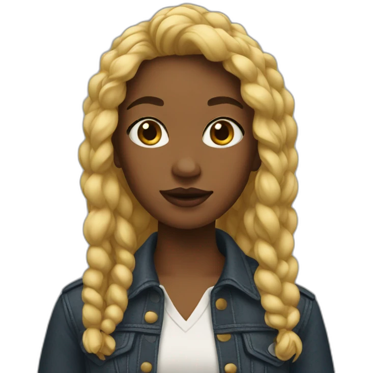 bold girl emoji