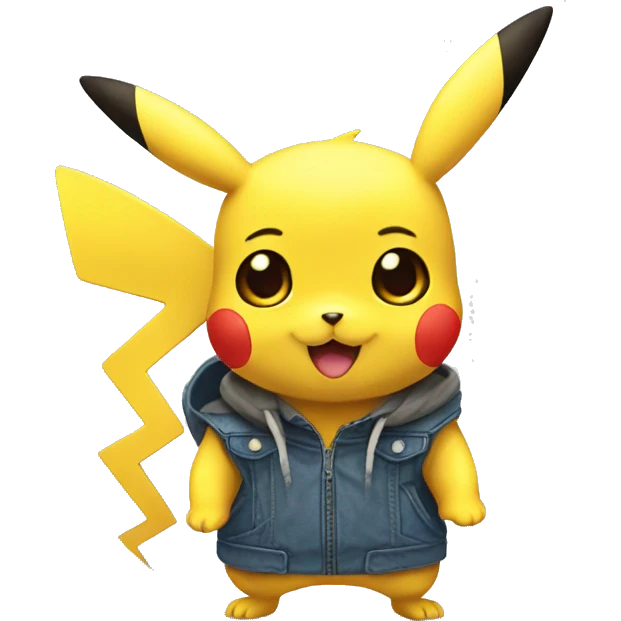Cute Pikachu emoji