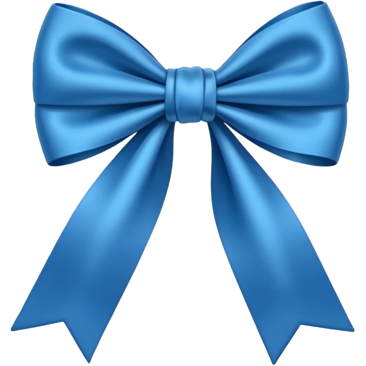 Laço azul emoji