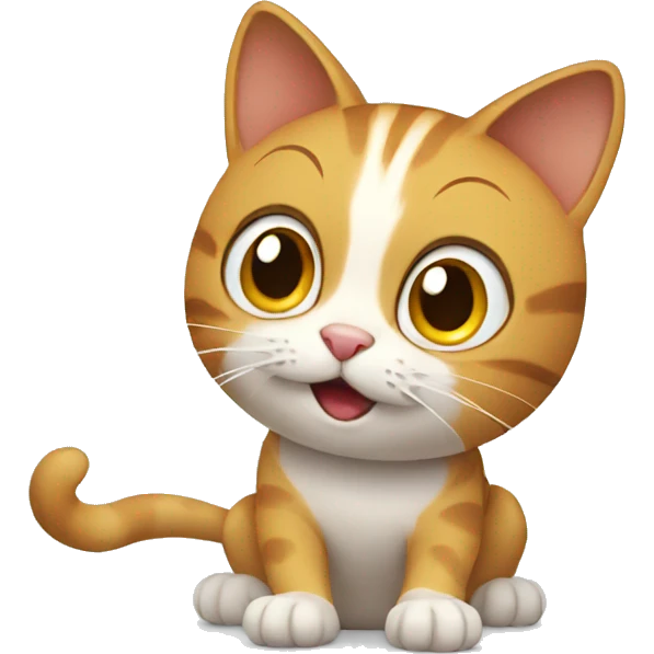 cat learning at speed emoji