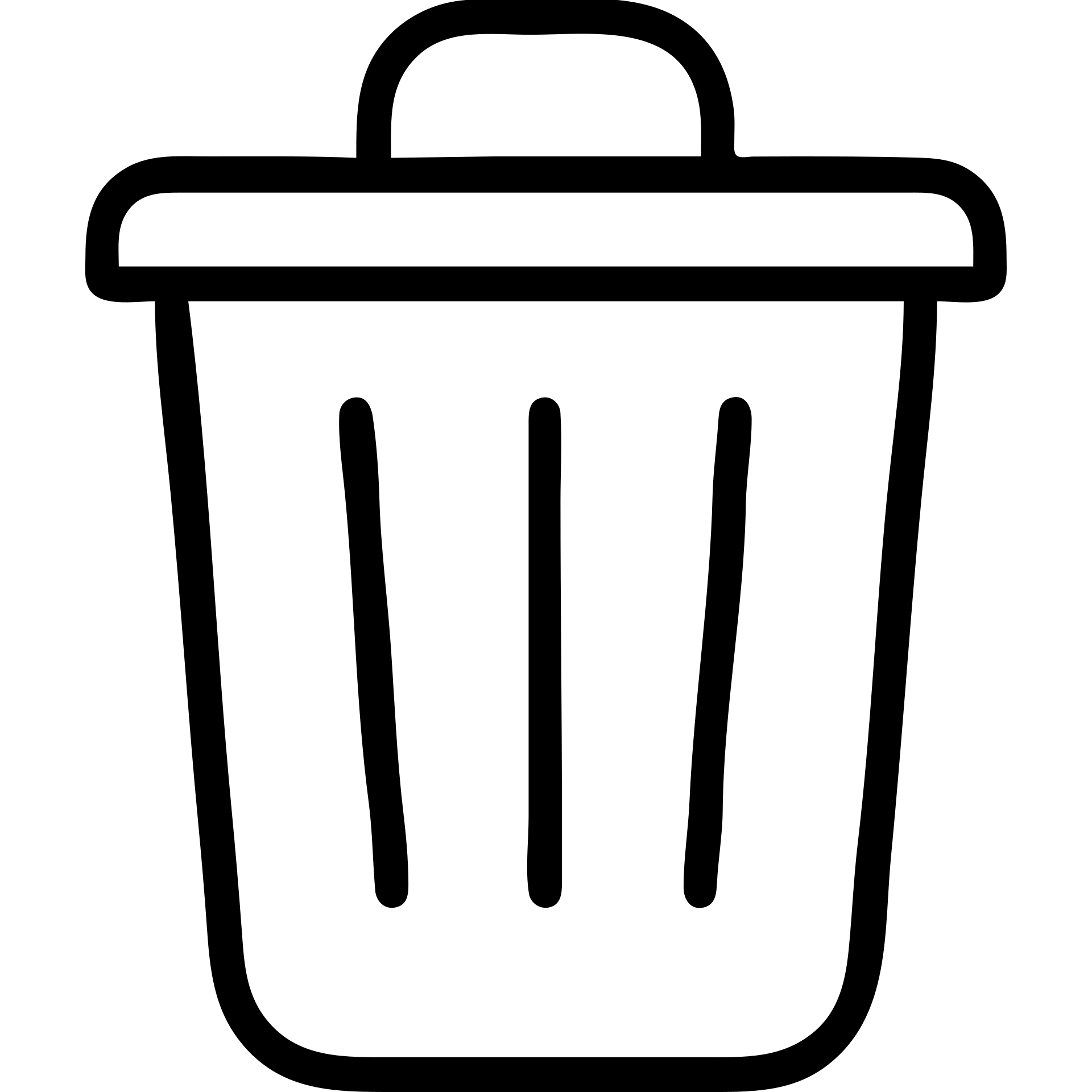 red trashcan outline icon emoji