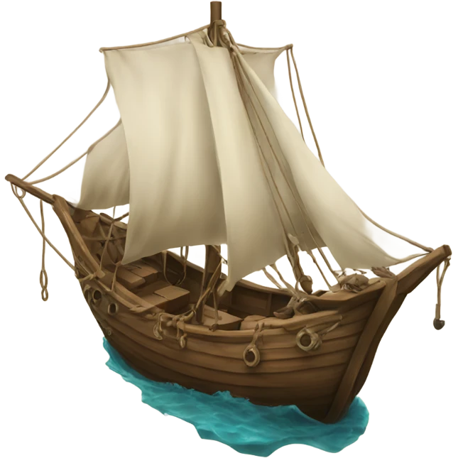 sloop surrounded by giantTentacles emoji