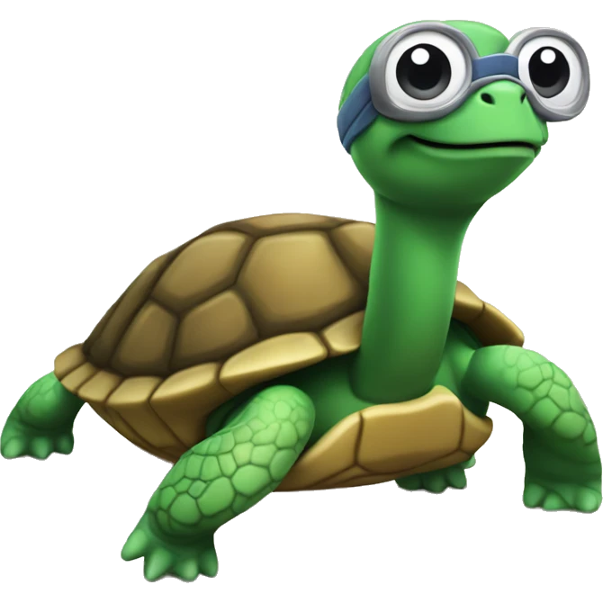 Turtle play video games emoji