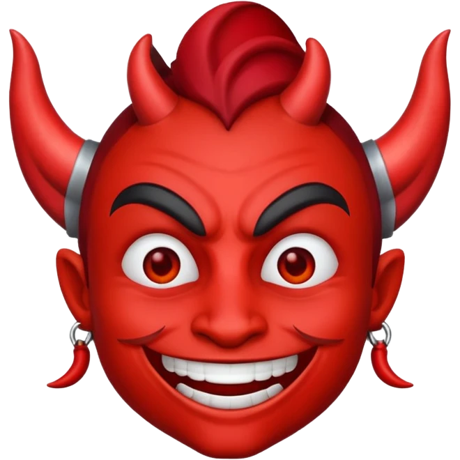 Emoji de bandido con diablito  emoji