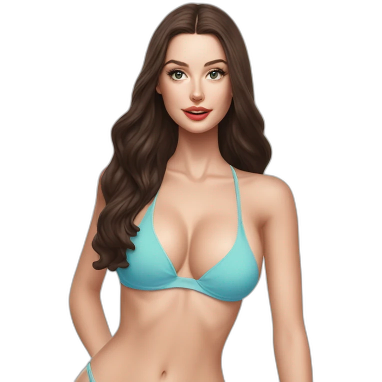 LANA RHOADES WEARING BIKINI emoji