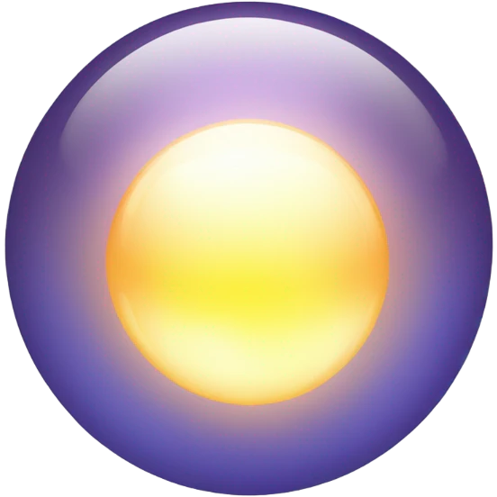 glowing light orb emoji