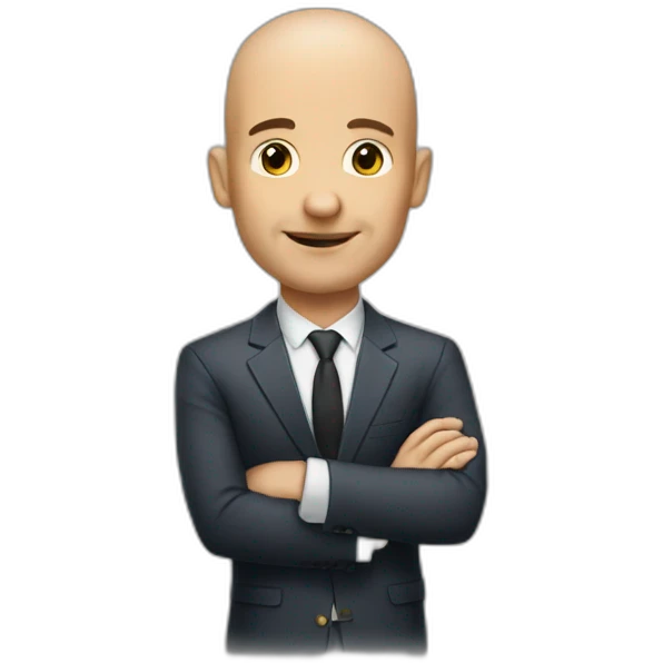 Realtor Ivan without hair emoji