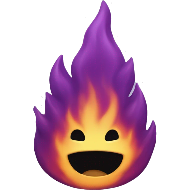 Purple Fire emoji