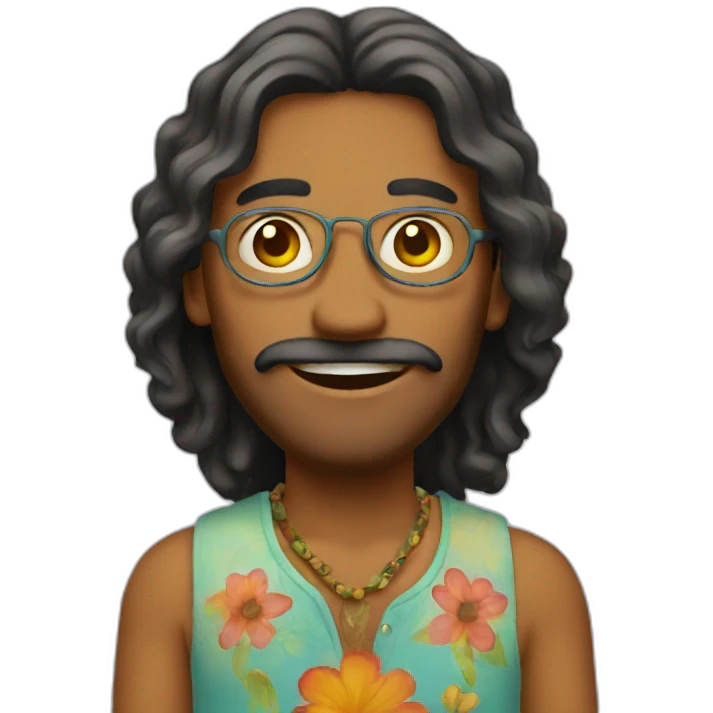 hippie emoji