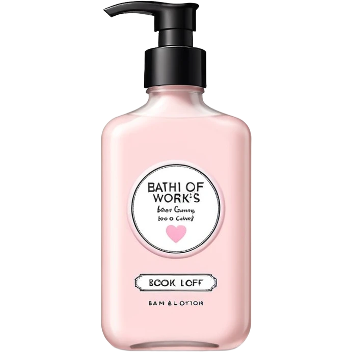 bath and body works book loft lotion  emoji