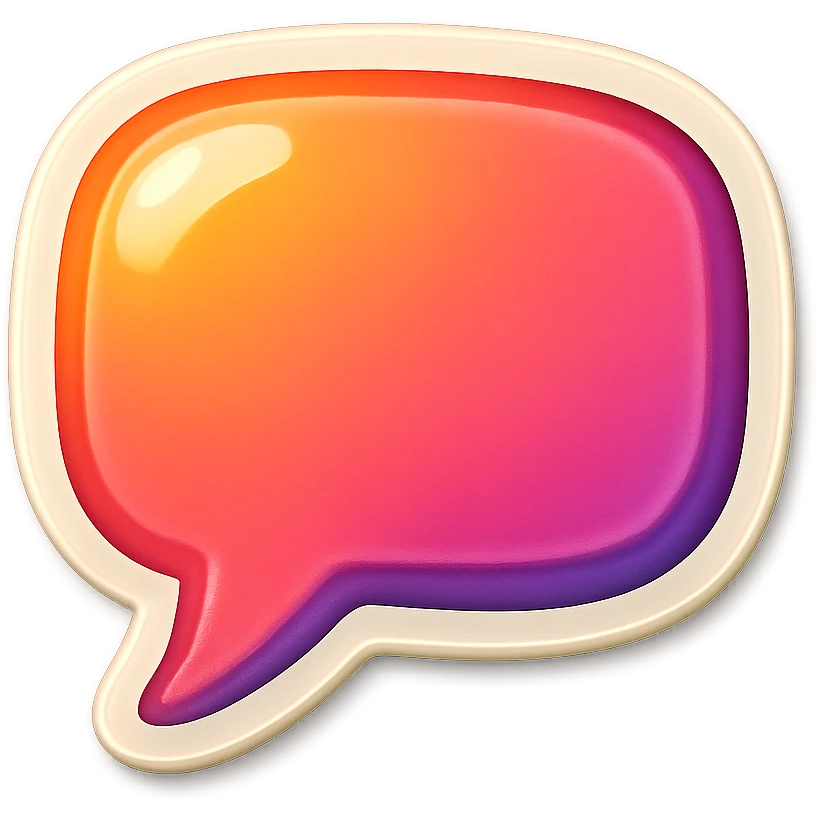 leaving a comment icon, cartoon style sticker, simple and clear, no text emoji