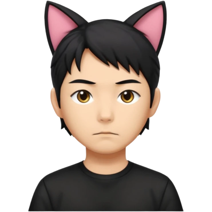 Toji Fushiguro with cat ears emoji