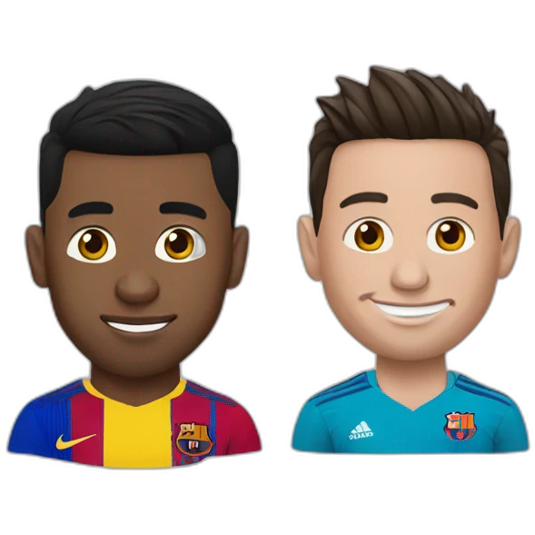 Ronaldo et messi emoji
