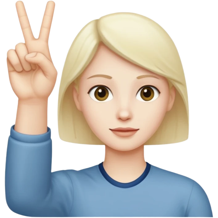 Make a YVL hand emoji doing the YVL hand signal emoji