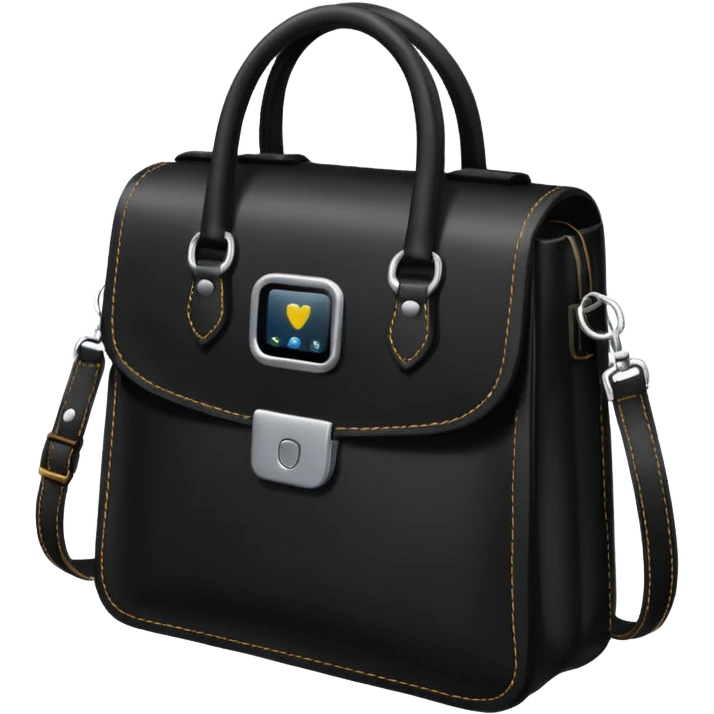 bag with phone  emoji