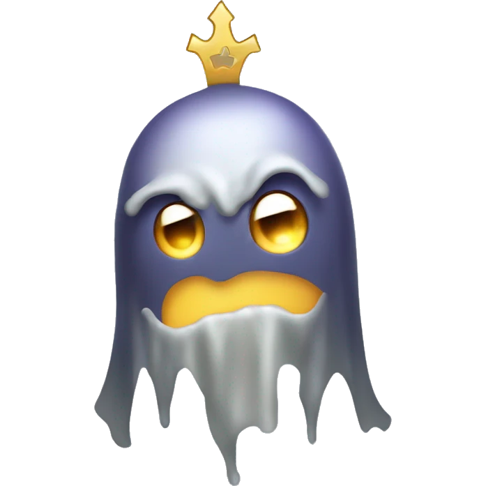 Fantasma con corona emoji