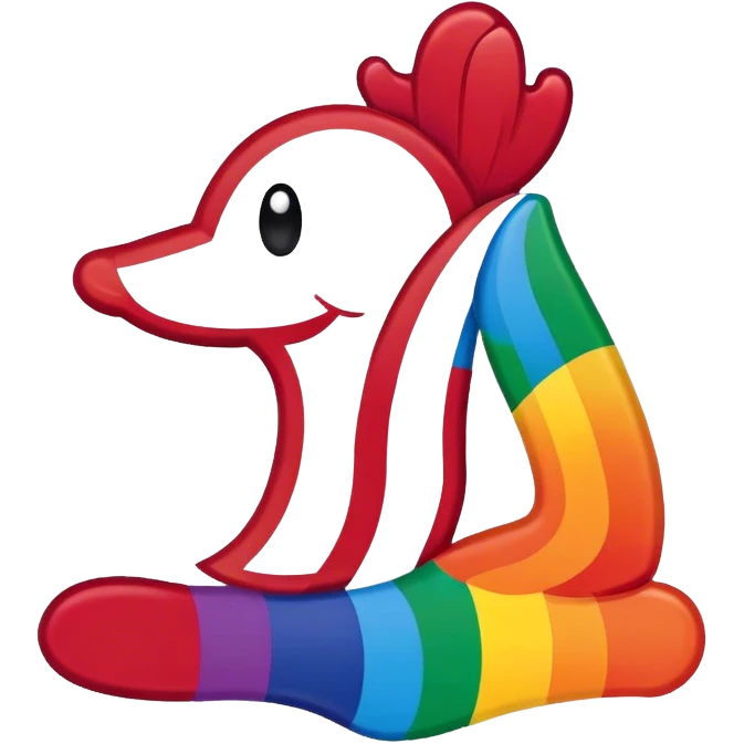 Boston Red Sox rainbow emoji