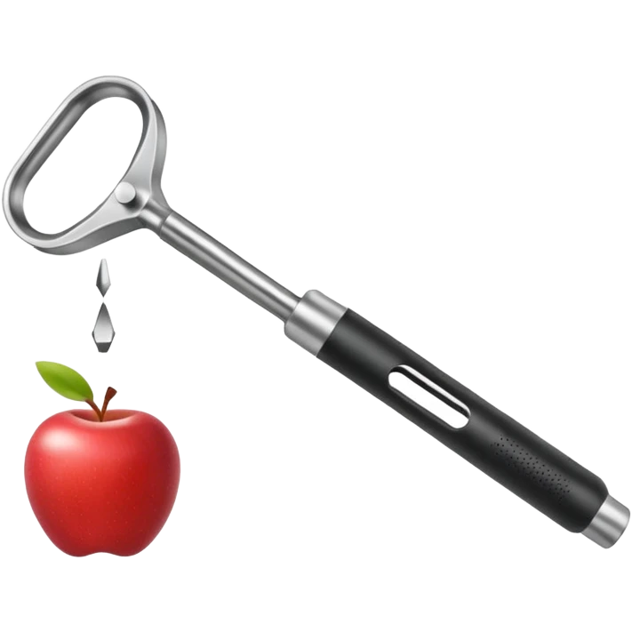 Apple corer emoji