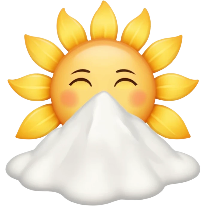 sun pact whit powder but not charcter together emoji