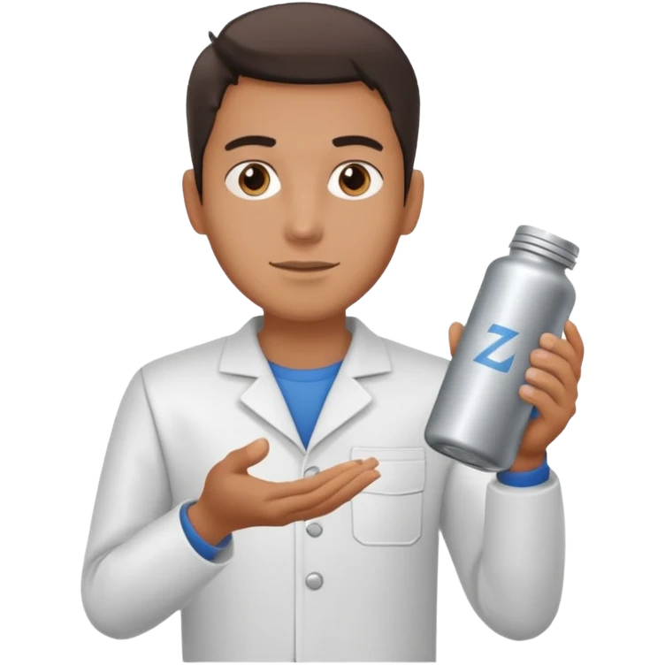 Man holding a Zyn container emoji