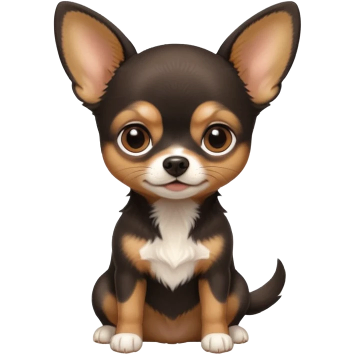  black-black   baby Chihu dog emoji