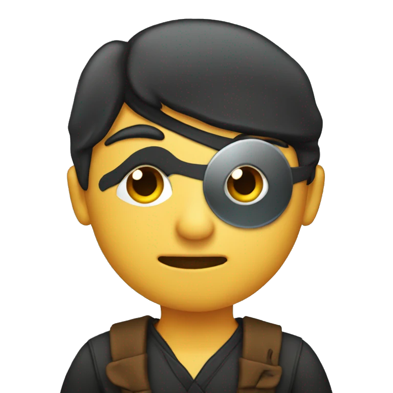 one eye patch emoji
