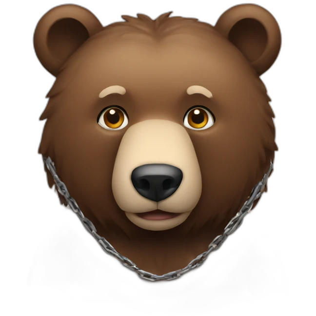 bear-chain emoji