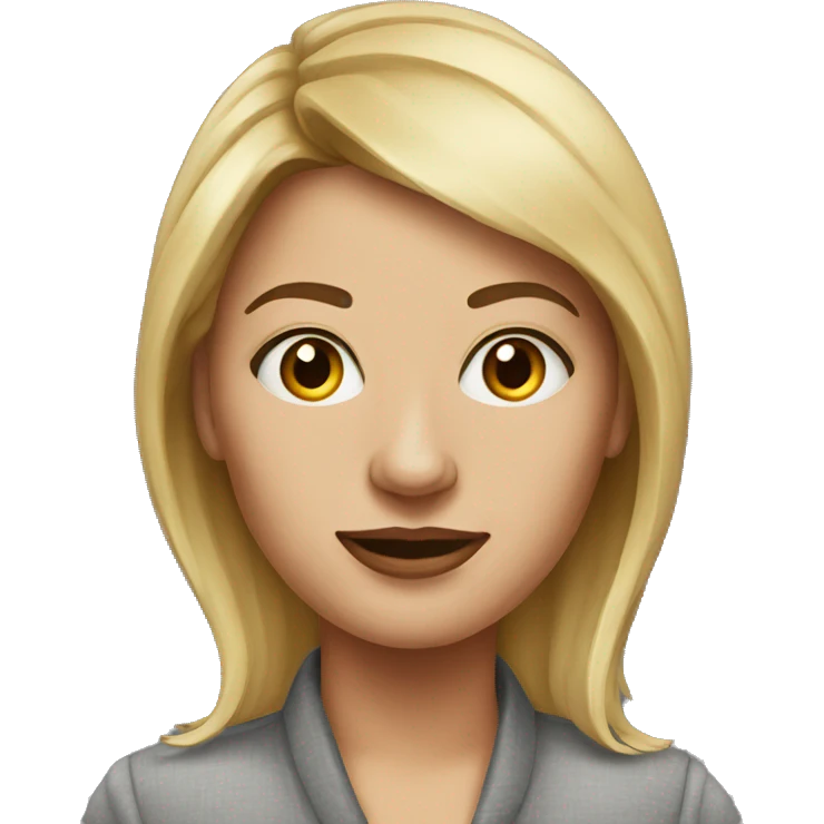 realistic portrait of woman emoji