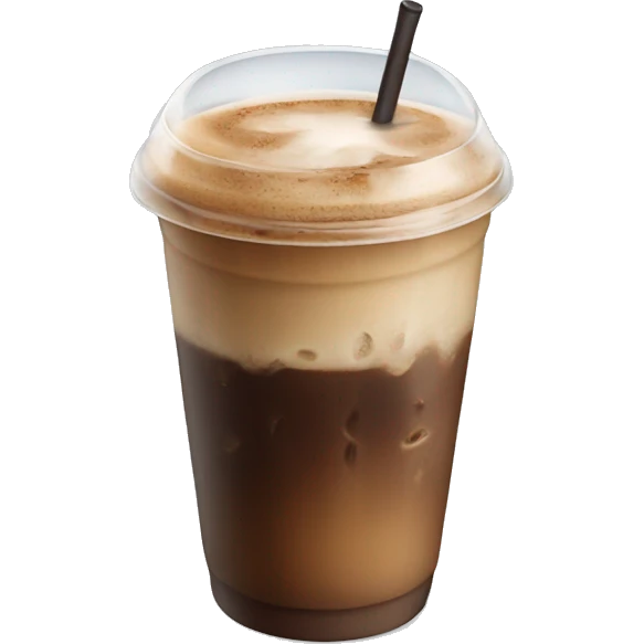 Ice coffee emoji