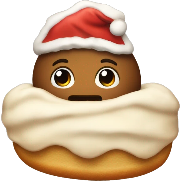 a Christmas cookie very cocooning  emoji