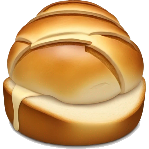 sourdough bread boule loaf honey drizzle  emoji
