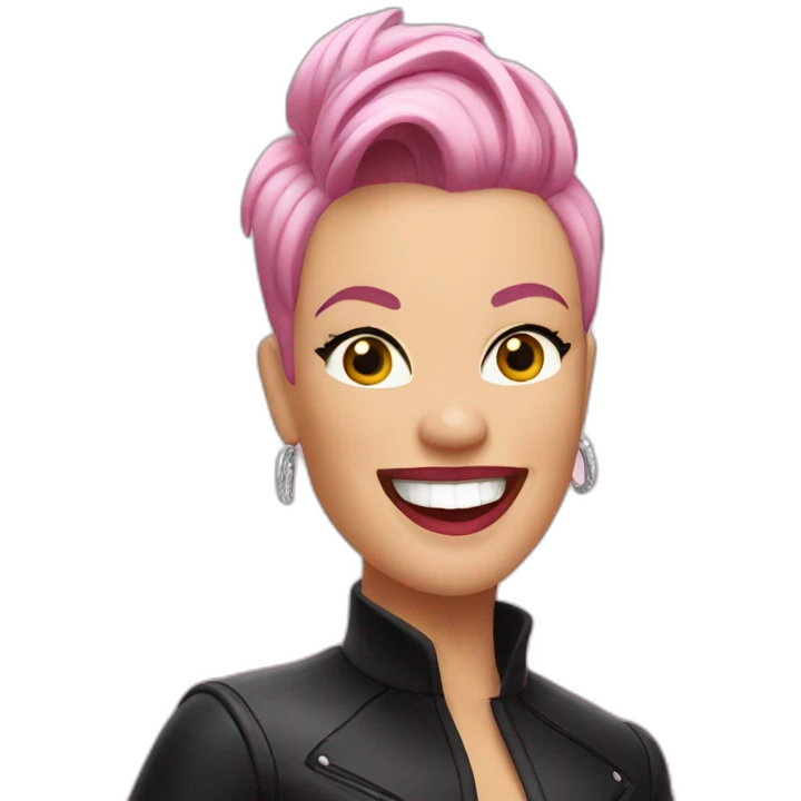 P!NK singing and dancing  emoji