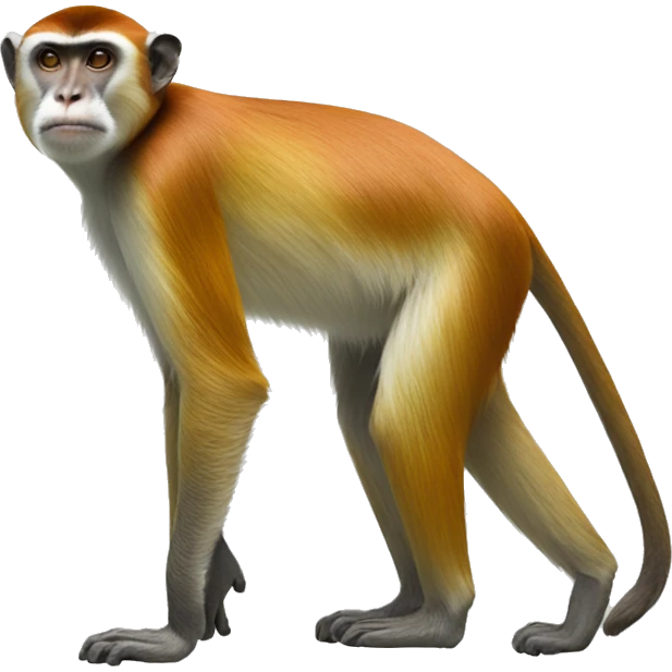 patas monkey full body emoji