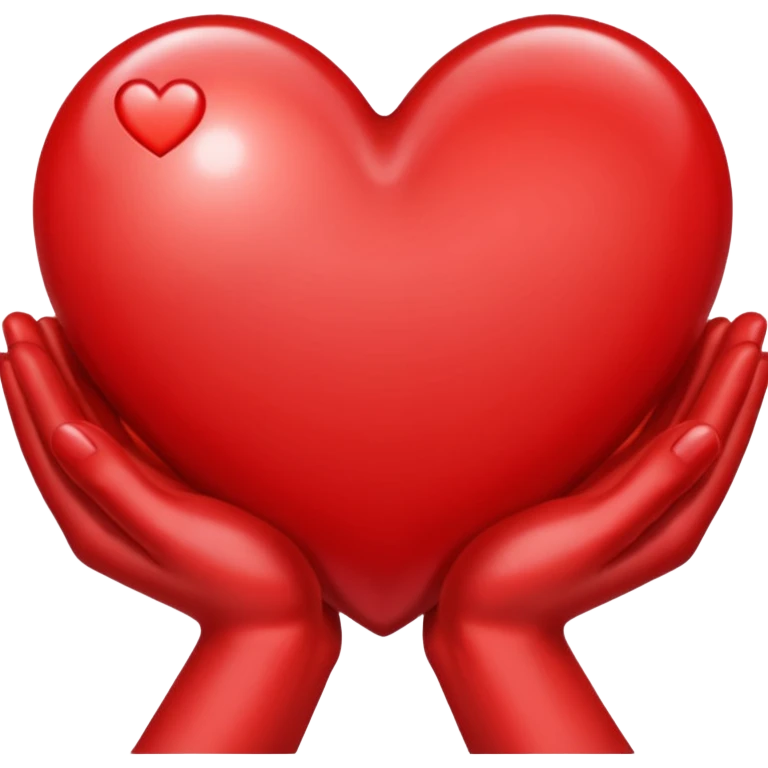 Heart in hands  emoji