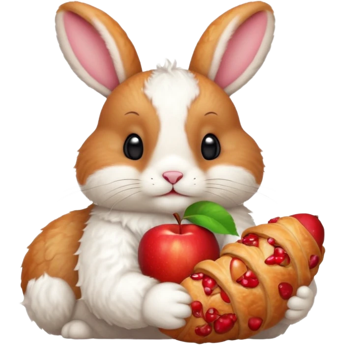 apple bunny croissant emoji