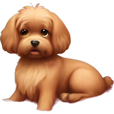 Pink doggie bed fluffy realistic  emoji