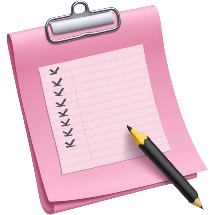 tips and tricks for exams pink emoji