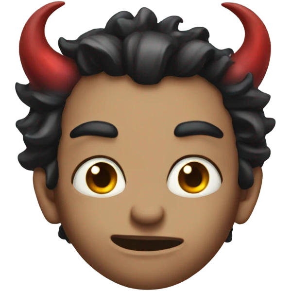 Demon love emoji