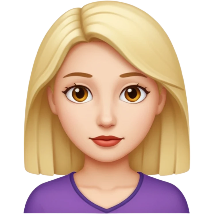una donna emoji