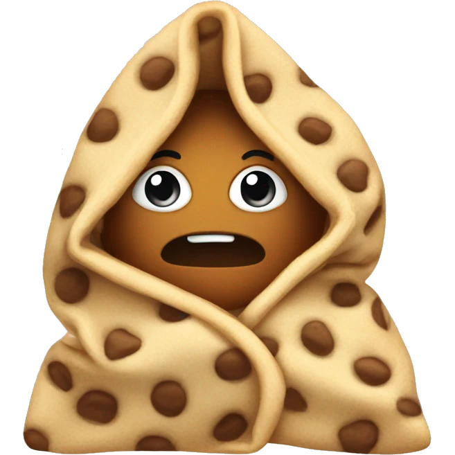 cookie in a blanket emoji