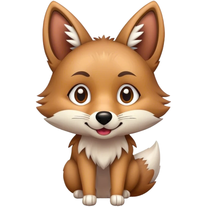 Kawaii Coyote emoji