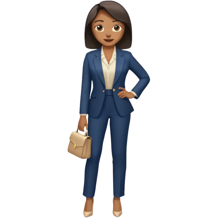 Kemi Badenoch, full body, standing emoji
