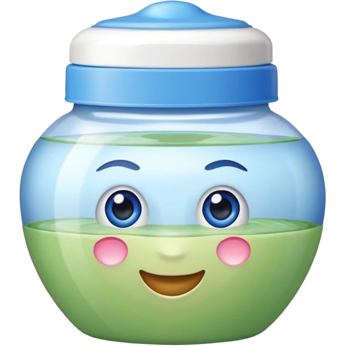 Um pote de hidratante com o nome garnier emoji